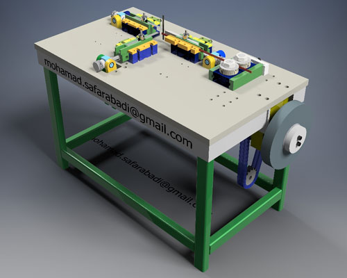 دانلود پروژه طراحی دستگاه ساخت فنر اتوماتیک