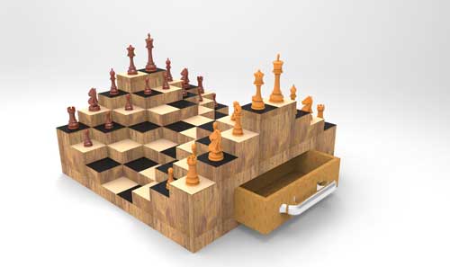 دانلود پروژه طراحی صفحه شطرنج مفهومی