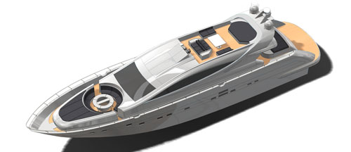 دانلود پروژه طراحی قایق موتوری لوکس و تفریحی یات