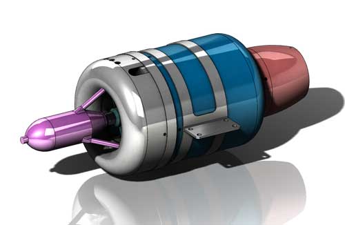 دانلود پروژه طراحی موتور جت هواپیمای رادیوکنترلی