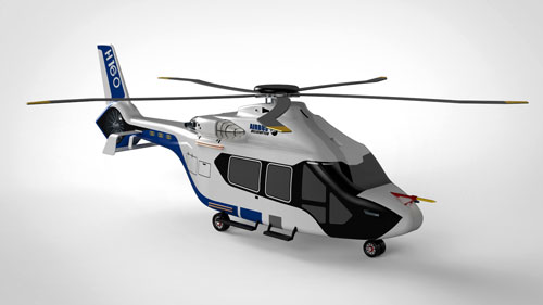 دانلود پروژه طراحی هلیکوپتر ایرباس H160