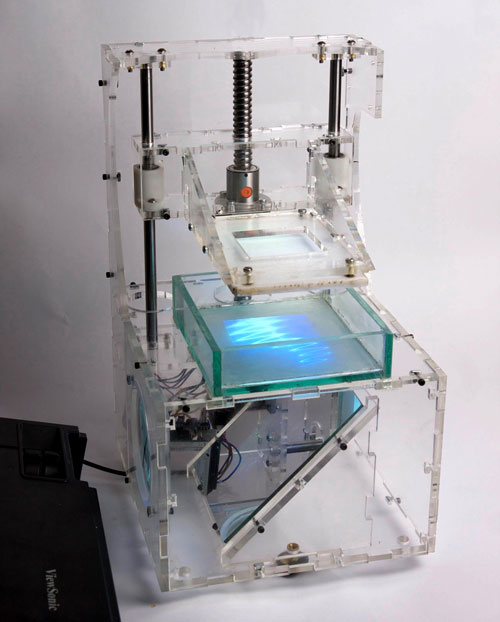 دانلود پروژه طراحی پرینتر سه بعدی رزینی SLA