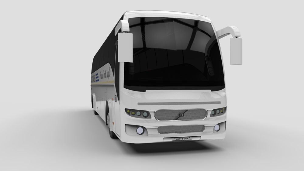 دانلود پروژه طراحی اتوبوس ولوو 9400 VIP B11R