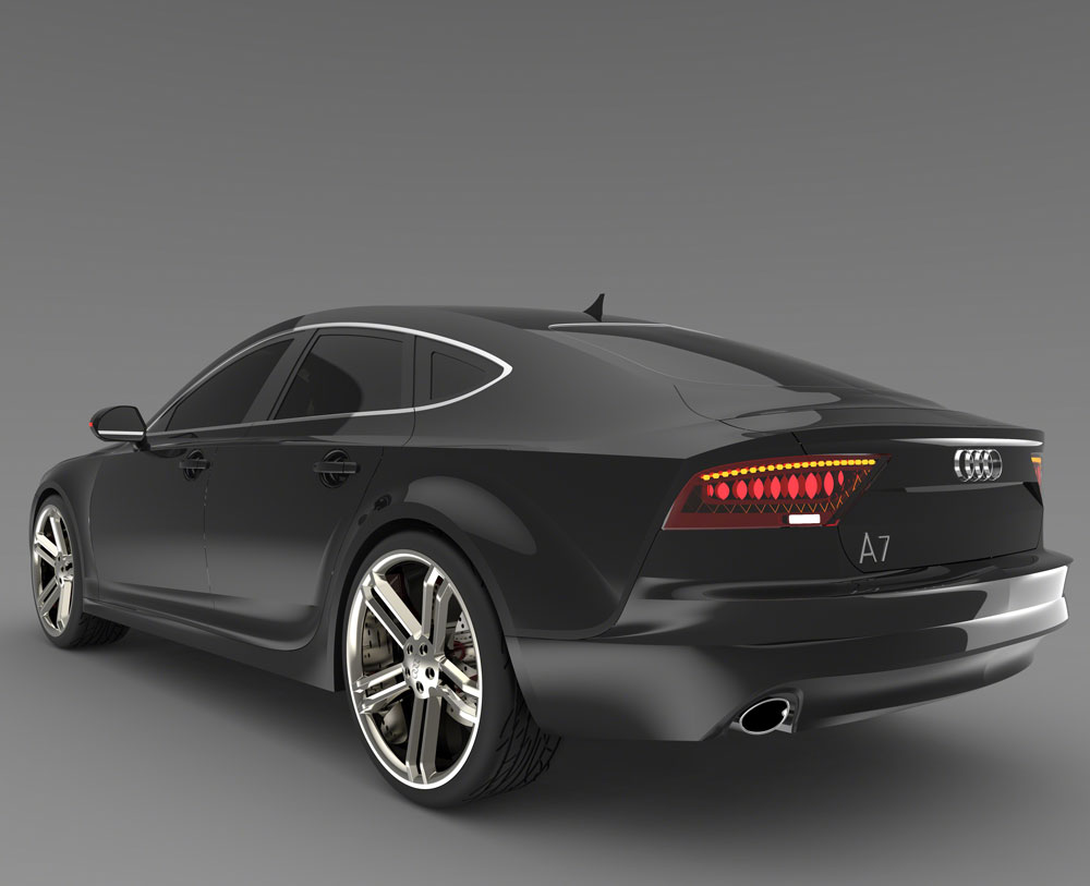 دانلود پروژه طراحی خودرو آئودی Audi A7 (2)