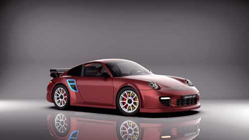 دانلود پروژه طراحی خودرو پورشه 911 GT2 997