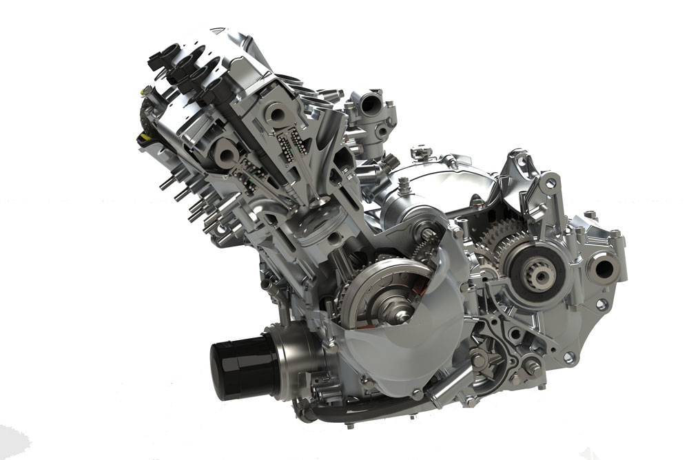 دانلود پروژه طراحی موتور موتورسیکلت هوندا Honda CBR600F4i