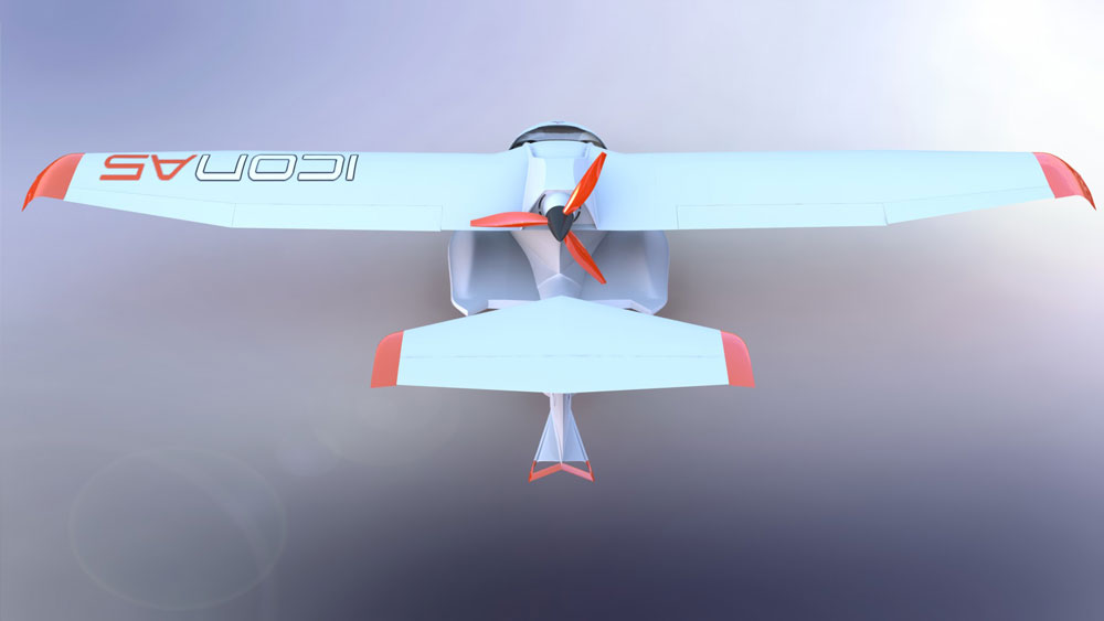 دانلود پروژه طراحی هواپیمای مفهومی سبک آبی خاکی ICON A5 (2)