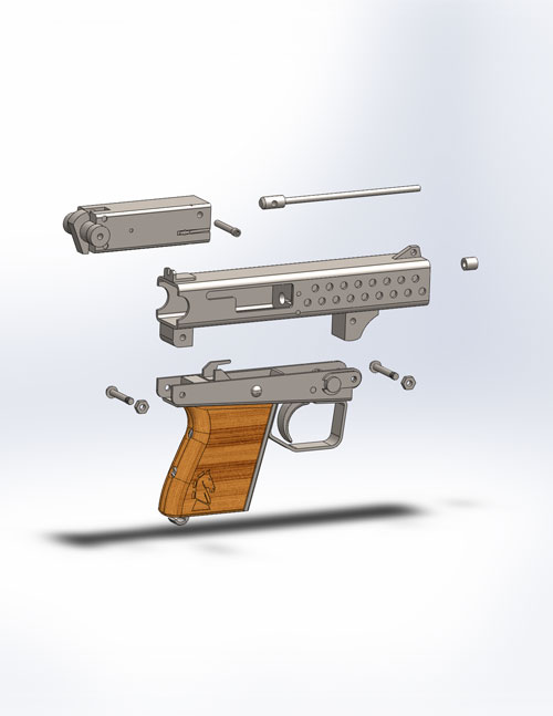 دانلود پروژه طراحی اسلحه مینی پیستول (2)