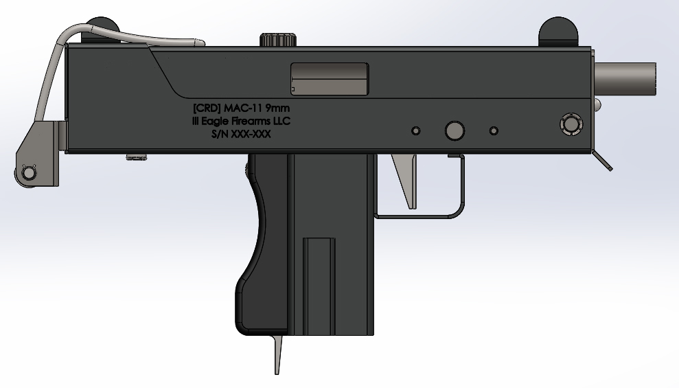 دانلود پروژه طراحی اسلحه MAC-11