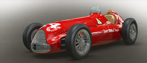 دانلود پروژه طراحی خودرو اسپرت کلاسیک آلفارومئو 158