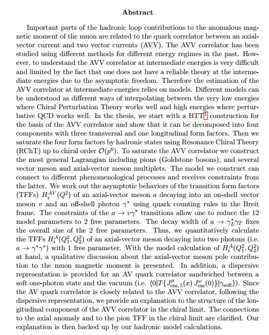 دانلود پایان نامه : بررسی همبستگی کوارک در بردار محوری با دو جریان