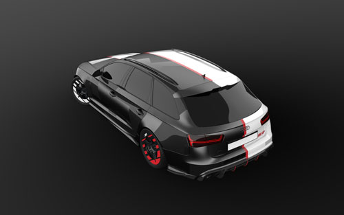 دانلود پروژه طراحی خودرو آئودی RS6