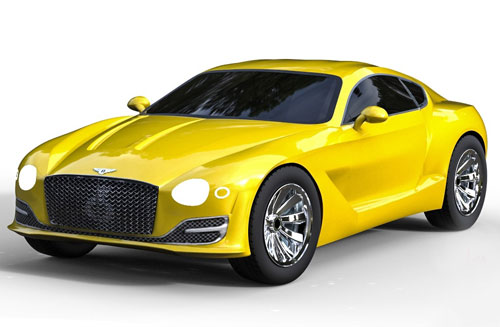 دانلود پروژه طراحی خودرو بنتلی Bentley EXP 10 Speed 6