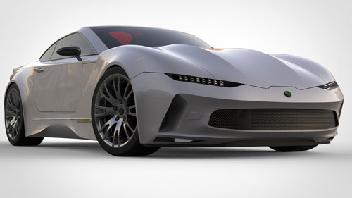 دانلود پروژه طراحی خودرو کوپه اسپرت