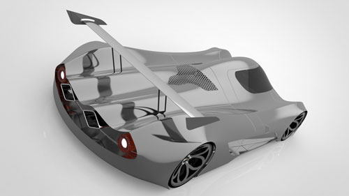 دانلود پروژه طراحی خودروی مفهومی سوپرکار