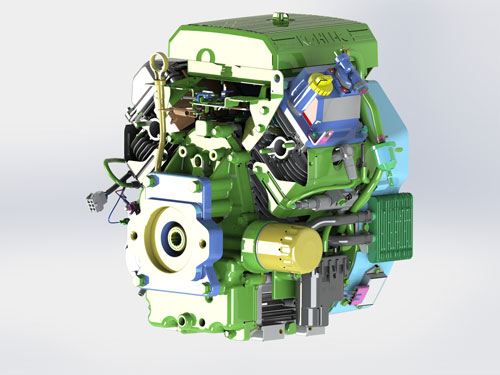 دانلود پروژه طراحی موتور برق کوهلر (دیزل ژنراتور)