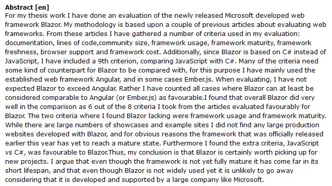 دانلود پایان نامه : بررسی فریمورک توسعه وب مایکروسافت Blazor