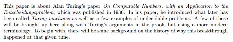 دانلود پایان نامه : بررسی مقاله آلن تورینگ درباره کاربرد الگوریتم ها و اعداد قابل محاسبه در ماشین تورینگ