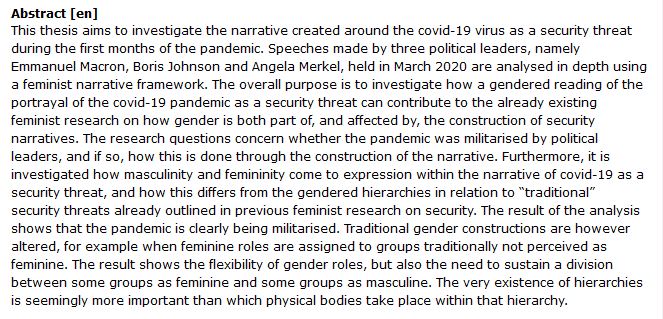 دانلود پایان نامه :  تحلیلی انتقادی فمینیستی از همه گیری Covid-19