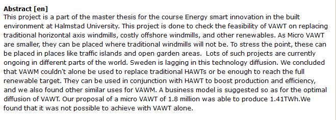 دانلود پایان نامه : مطالعه امکان سنجی و مدل تجاری توربین بادی میکرو عمود محور