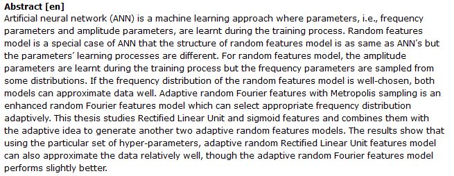 دانلود پایان نامه : مطالعه مدلهای ویژگی تصادفی توسط شبکه عصبی مصنوعی (ANN) در یادگیری ماشینی 