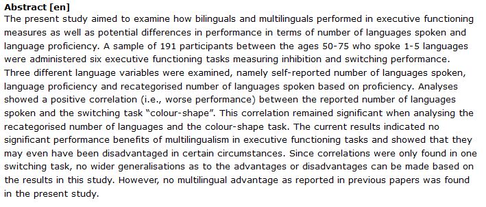 دانلود پایان نامه :  مطالعه مقایسه ای عملکردهای اجرایی در افراد دو زبانه و چند زبانه