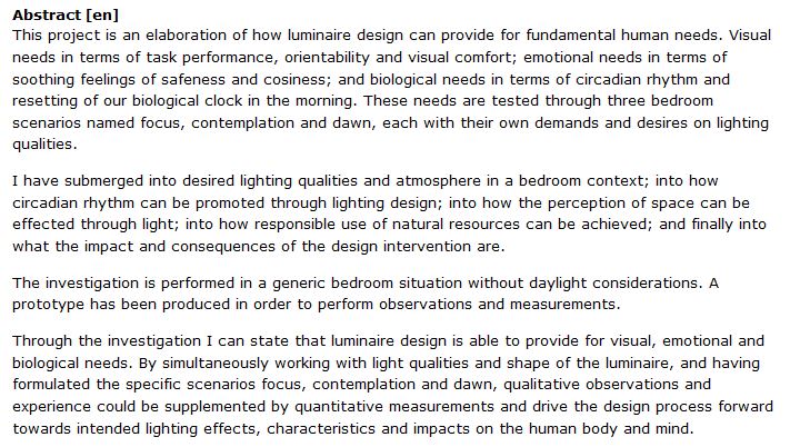 دانلود پایان نامه : بررسی تاثیر طراحی روشنایی و نورپردازی بر نیازهای بصری عاطفی و بیولوژیکی