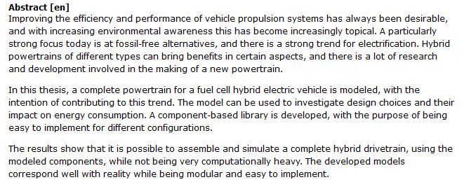 دانلود پایان نامه : مدل سازی پیشرانه خودروی برقی هیبریدی پیل سوختی جهت بهبود کارایی و عملکرد