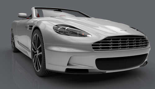 دانلود پروژه طراحی خودرو استون مارتین Aston Martin DBS Volante