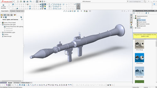 دانلود پروژه طراحی اسلحه آر پی جی RPG-7