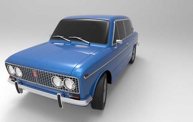 دانلود پروژه طراحی خودرو کلاسیک روسی واز VAZ 2103