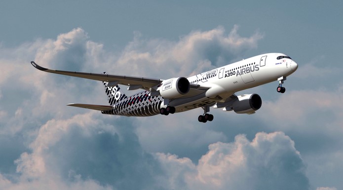 دانلود پروژه طراحی هواپیمای ایرباس AIRBUS A350 Xwb