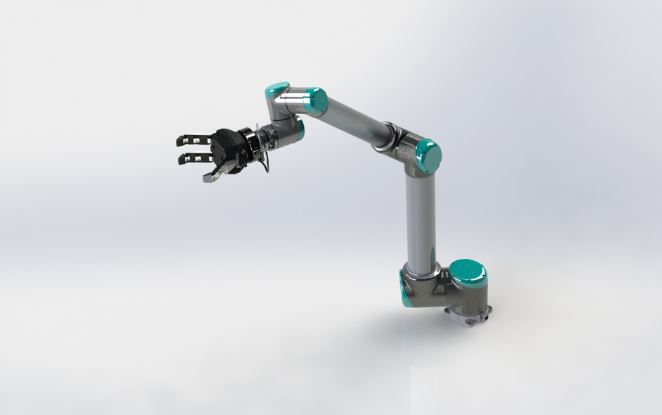 دانلود پروژه طراحی بازوی رباتیک صنعتی UR10