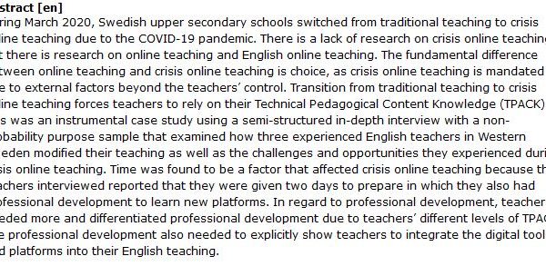 دانلود پایان نامه : بررسی دیدگاه معلمان در مورد چالش‌ها و فرصت‌های آموزش آنلاین در بحران کرونا
