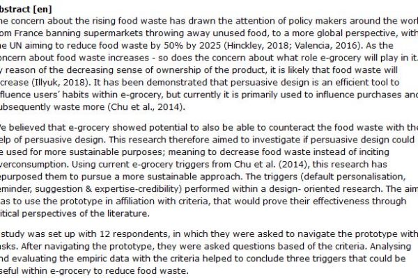 دانلود پایان نامه : بررسی پتانسیل سوپرمارکت آنلاین جهت کاهش ضایعات مواد غذایی