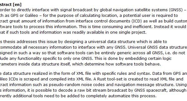 دانلود پایان نامه : توسعه کتابخانه نرم افزاری برای گیرنده منبع باز GNSS با تمرکز بر پردازش سیگنال لایه فیزیکی