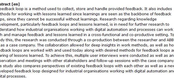 دانلود پایان نامه : مطالعه توصیفی و کاربردی اتوماسیون دیجیتال در سازمان‌ های صنعتی از طریق حلقه بازخورد