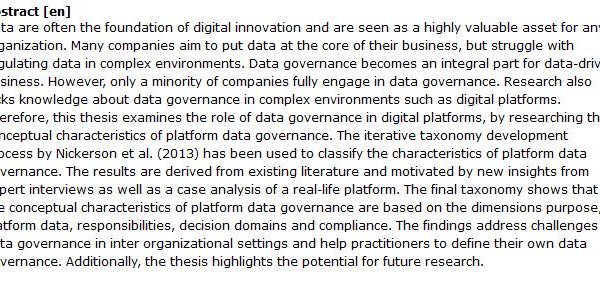دانلود پایان نامه : بررسی حاکمیت داده در بسترهای تجارت دیجیتالی