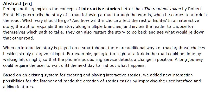 دانلود پایان نامه : بررسی ایده طراحی اپلیکیشن برای ایجاد، اشتراک گذاری و گوش دادن به داستان های تعاملی