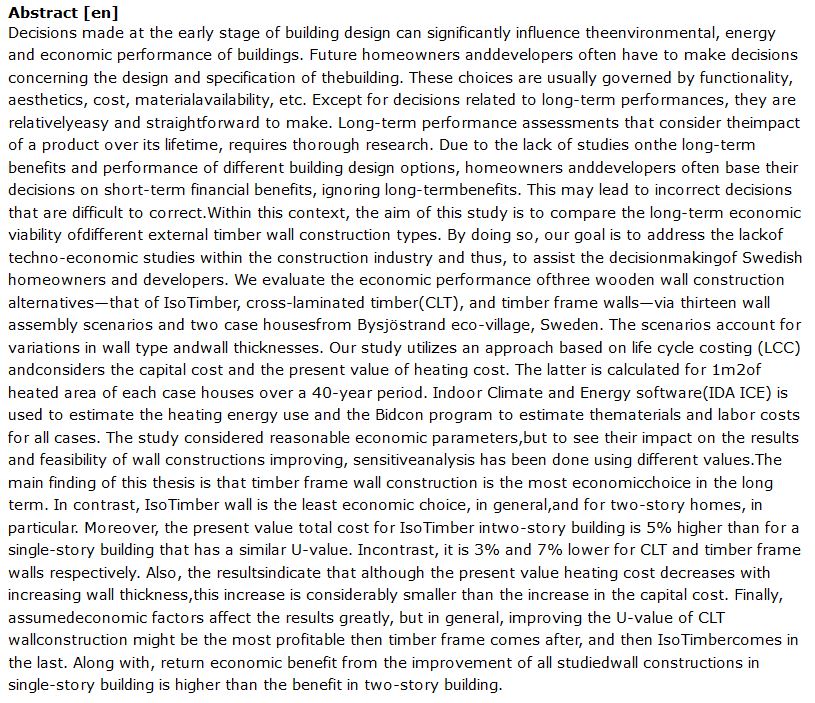 دانلود پایان نامه : مطالعه فنی اقتصادی ساخت دیوارهای چوبی و جایگزین های آن در صنعت ساختمان