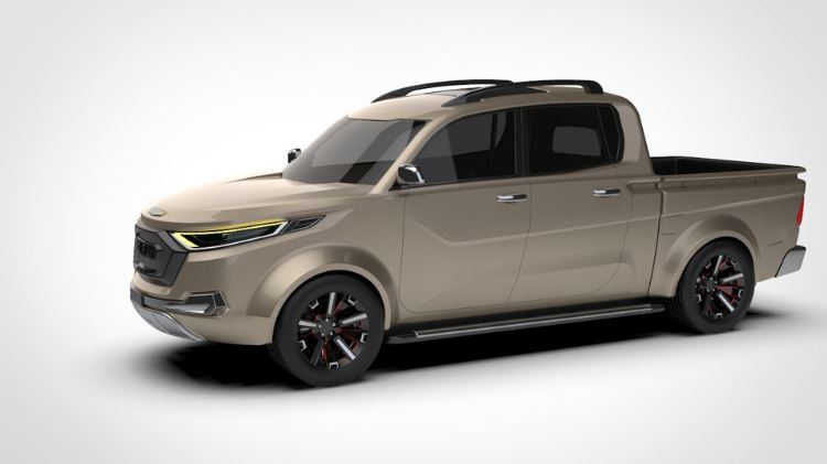 دانلود پروژه طراحی خودرو وانت پیکاپ دو کابین PICKUP GIANT 2020
