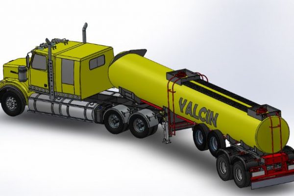 دانلود پروژه طراحی کامیون تانکردار  24000lt