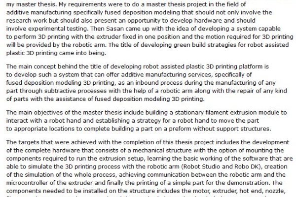 دانلود پایان نامه : توسعه یک پلتفرم چاپ سه بعدی پلاستیکی با کمک ربات