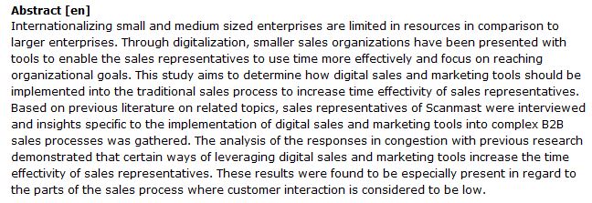 دانلود پایان نامه : بررسی ابزارهای فروش و بازاریابی دیجیتالی برای افزایش اثربخشی زمانی در SMEهای چند ملیتی