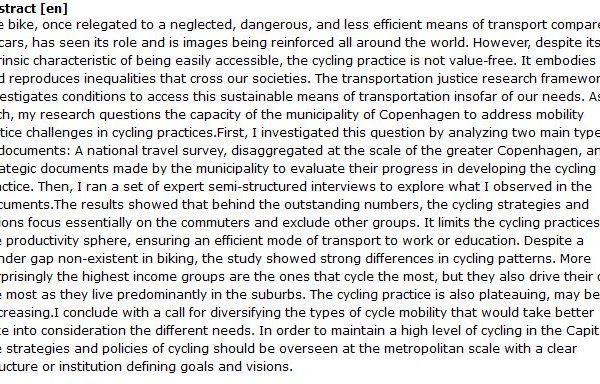 دانلود پایان نامه : بررسی شرایط نابرابر دسترسی به دوچرخه های عمومی شهرداری