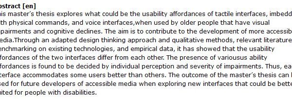 دانلود پایان نامه : بررسی تجهیزات دیجیتالی آسان خوان برای کاربران مسن و کم بینا
