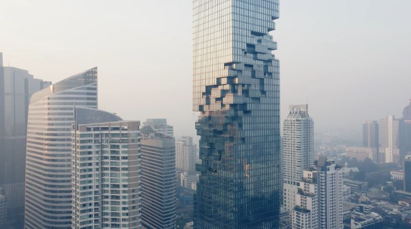 دانلود ویدئو استوک (فیلم خام) ادیت و میکس کلیپ موضوع : معماری شهر مدرن برج ساختمان