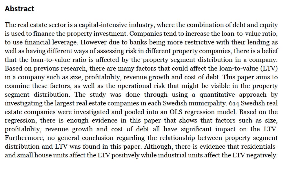 دانلود پایان نامه : مطالعه تحقیقاتی ریسک عملیاتی توزیع بخش املاک بر ساختار سرمایه شرکت‌های املاک
