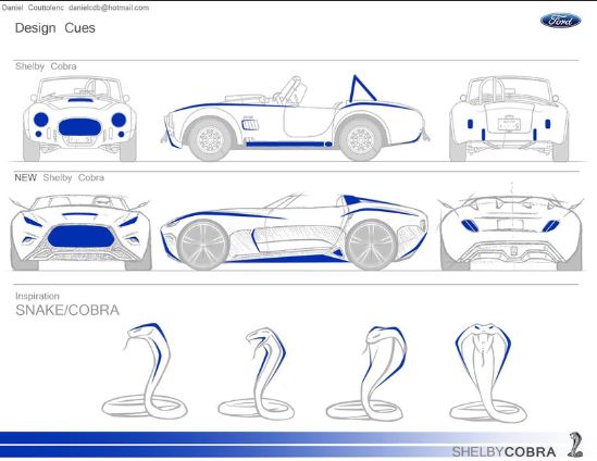 دانلود پروژه طراحی خودروی مفهومی فورد شلبی کبرا