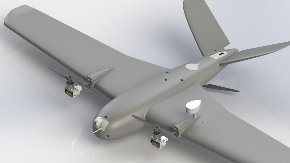 دانلود پروژه طراحی UAV هواپیمای مفهومی بدون سرنشین (3)